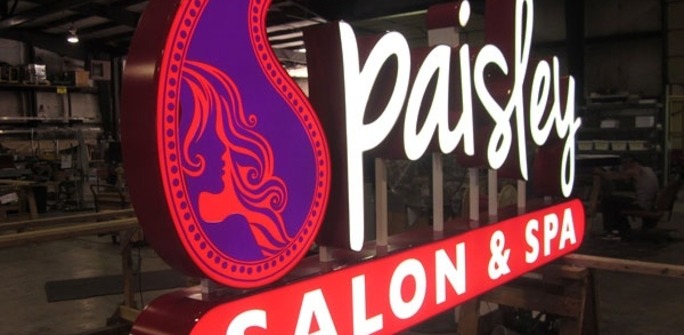 Illuminated Interior Sign
